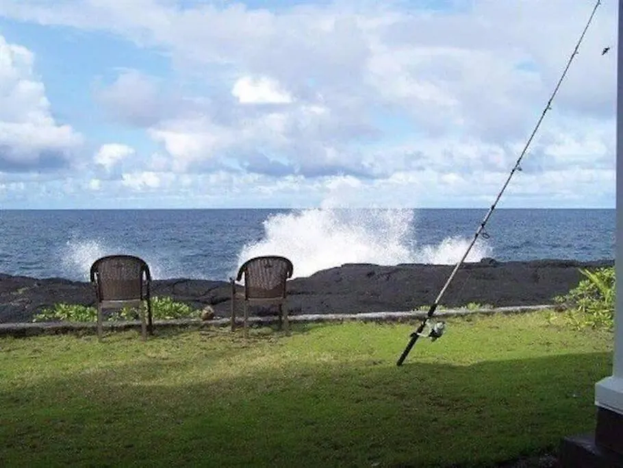 Ocean Front Paradise With Hot Tub In Hawaii Keaau Holiday home